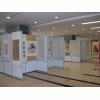 佛山合邦八棱柱屏風(fēng)，八棱柱書畫展，書畫屏風(fēng)
