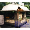 景區(qū)售賣亭，公園木制小賣部，商業(yè)街售賣車
