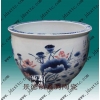 供應(yīng)景德鎮(zhèn)陶瓷大缸，鑫騰陶瓷大缸，手繪青花陶瓷魚(yú)缸