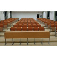 固定式連體培訓(xùn)桌椅，廣東佛山鴻美佳廠家定制培訓(xùn)室培訓(xùn)桌椅