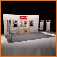 出國展覽展會布展展架，輕便重復使用背景架，折疊式背景板